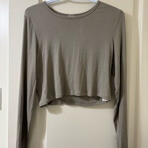 Sunday Best Long Sleeve Crop Top - NEW